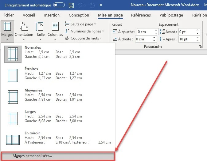 Comment regler les marges sur word Comment regler les marges sur word